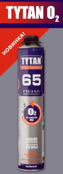 TYTAN 65 O2 пена монтажная профессиональная 