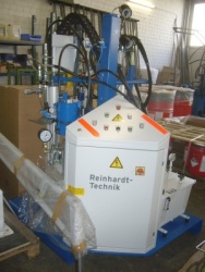 Reinhardt-Technik Ecostar- 450 миксер (экструдер) для вторичной герметизации стеклопакетов.