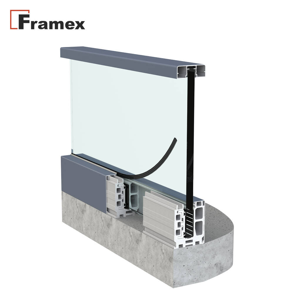 Стеклянные ограждения FRAMEX GLASS-LINE FXGL110-01-2