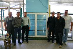 Производство первого в Украине пластикового окна из профильной системы REHAU GENEO